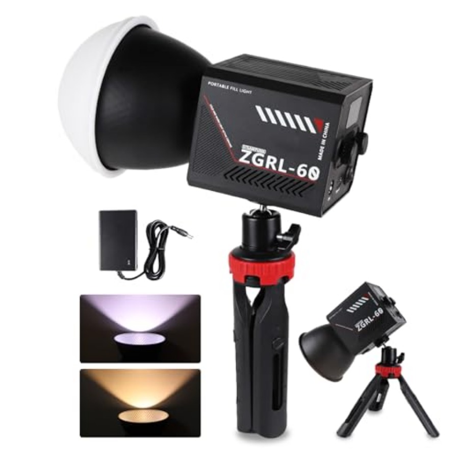 Photography Lighting Spotlight - Luce video LED COB da 60W
