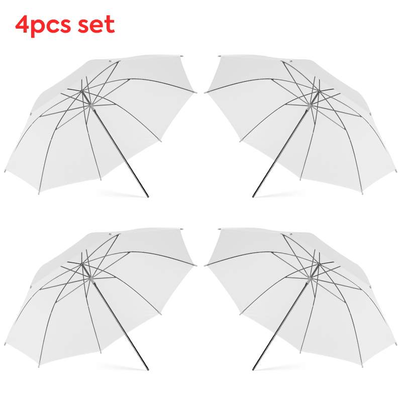 Photography Lighting Set - Ombrello diffusore di luce bianco trasparente