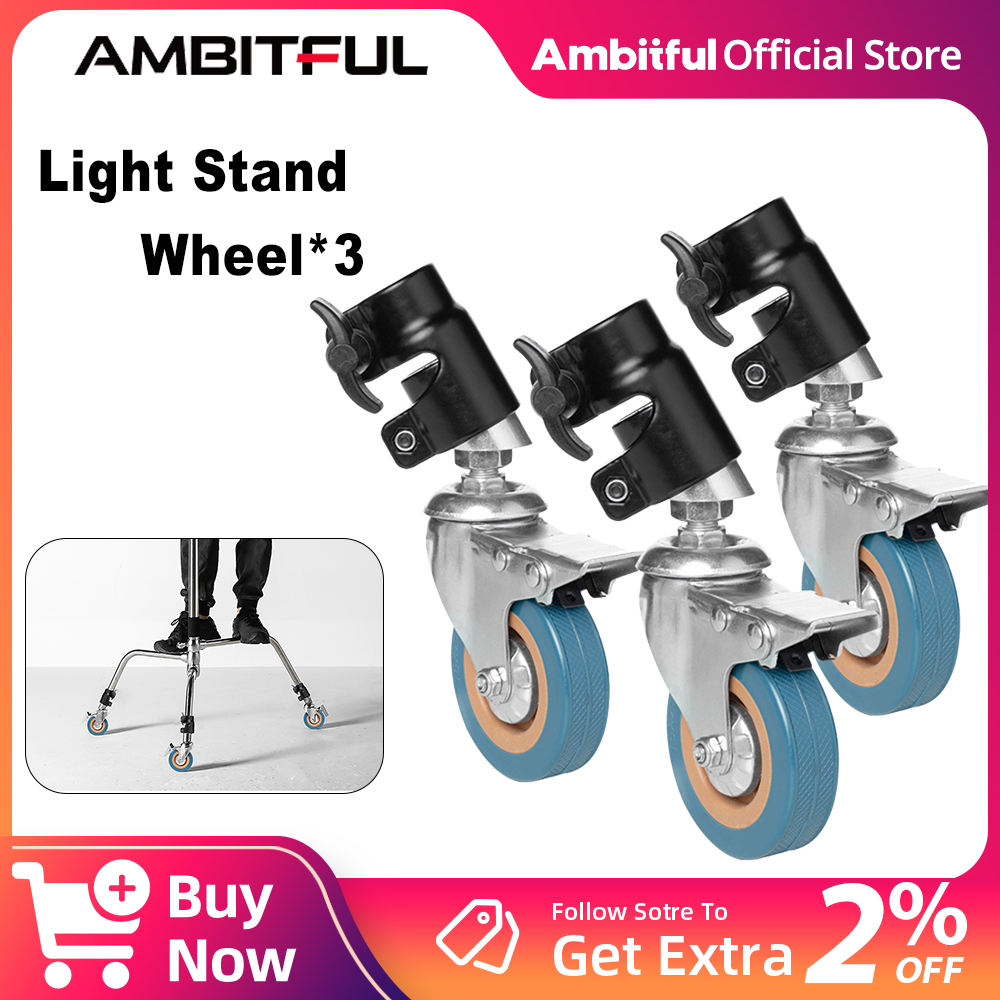 Photography Lighting Set - AMBITFUL Set di ruote in metallo