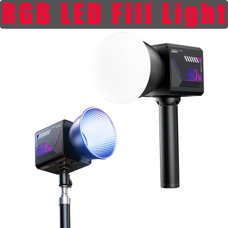 Photography Lighting Spotlight - Luce Video RGB 60W Portatile LED