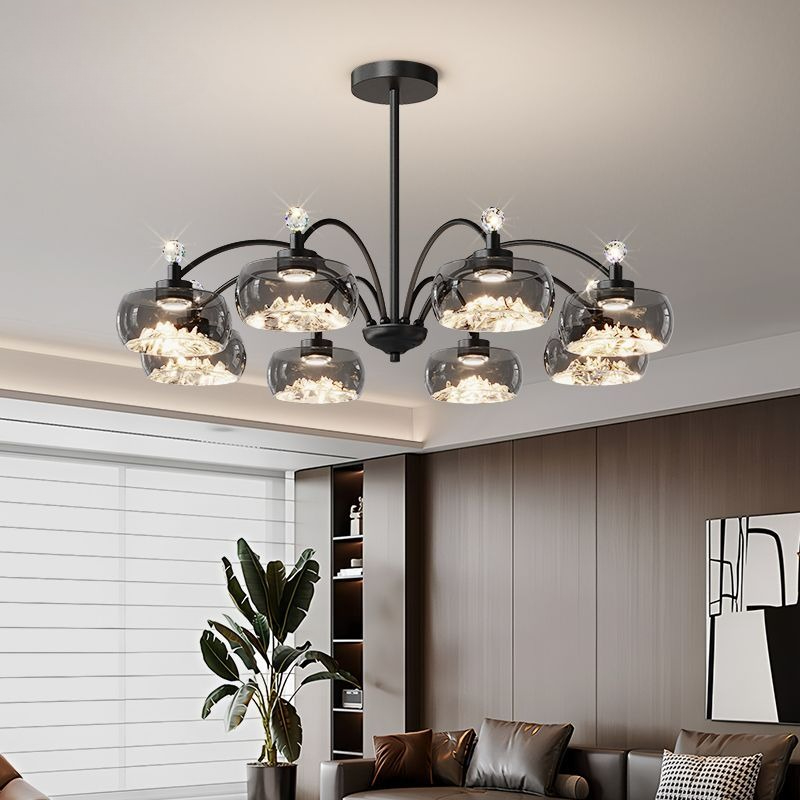 Photography Lighting For Food - Lampadario moderno a led in vetro