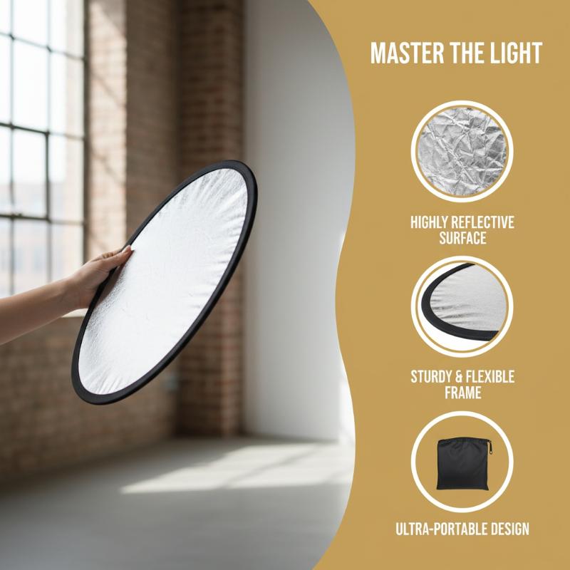 Photography Lighting Outdoor - Riflettore Fotografico Rotondo 5 in 1,