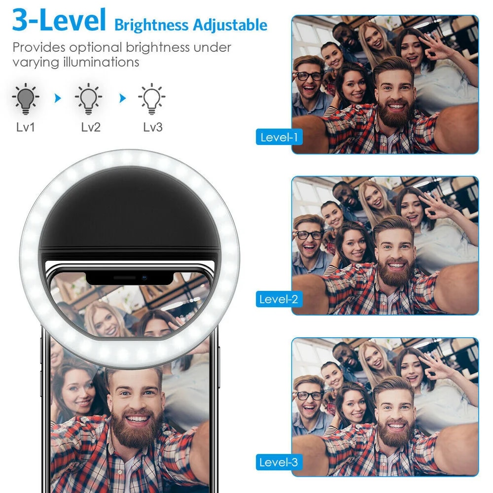 Luce ad anello per Selfie a LE - Photography Lighting Spotlight recensione e prezzo