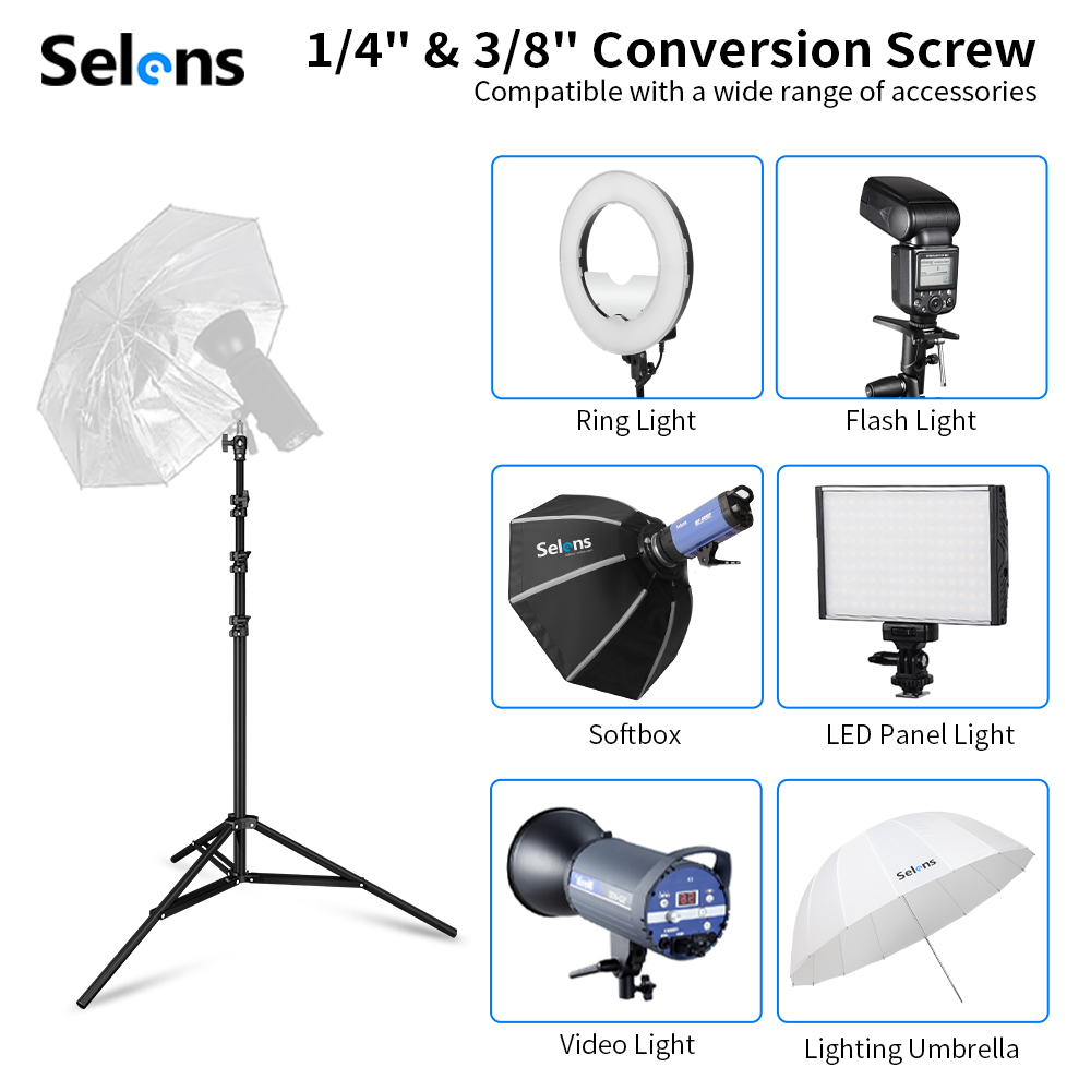 Selens Stativo con Cuscino d'A - Photography Lighting Spotlight recensione e prezzo