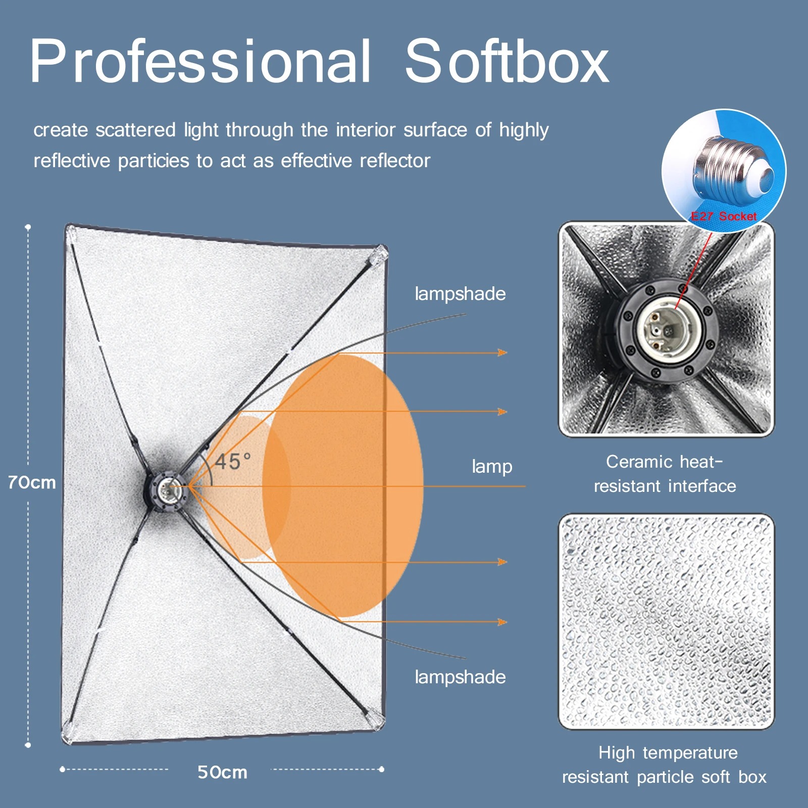 Softbox per fotografia profess - Photography Lighting Set recensione e prezzo