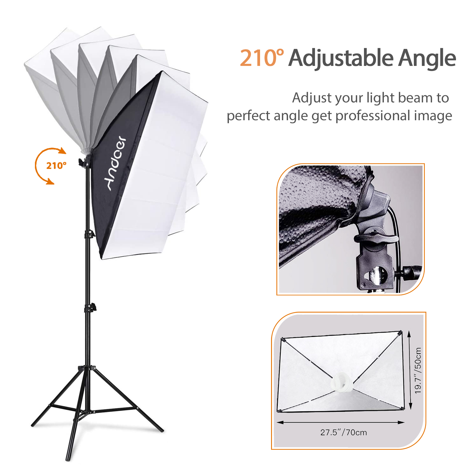 Andoer Studio Fotografia Kit l - Photography Lighting Set recensione e prezzo