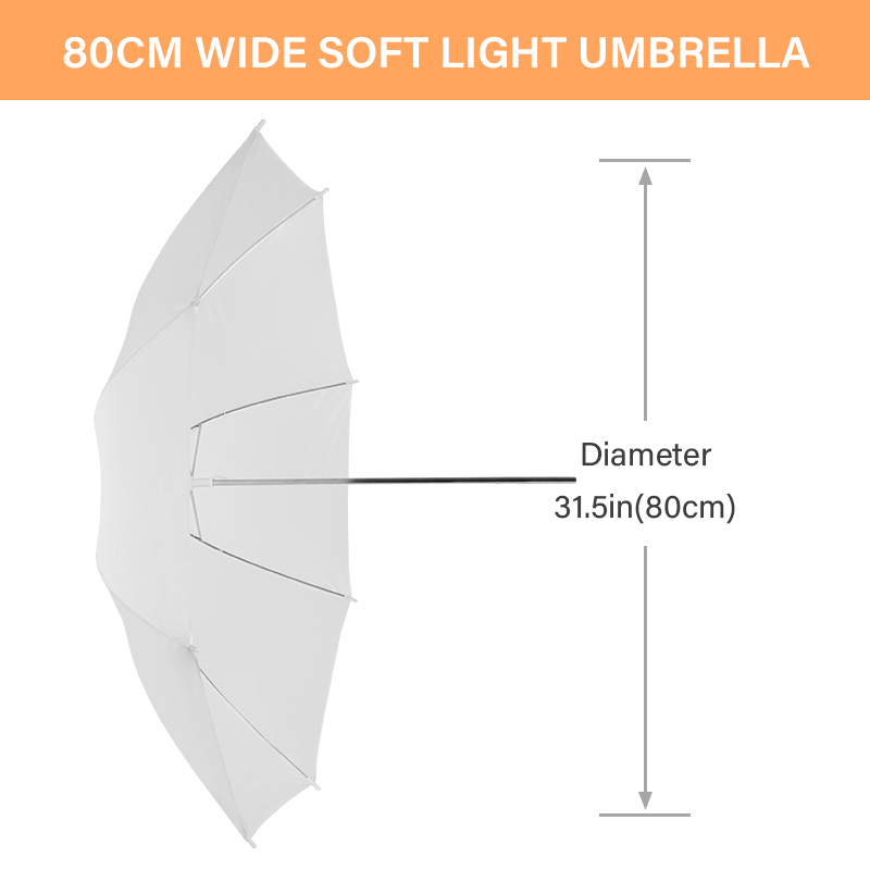 Ombrello diffusore di luce bia - Photography Lighting Set recensione e prezzo
