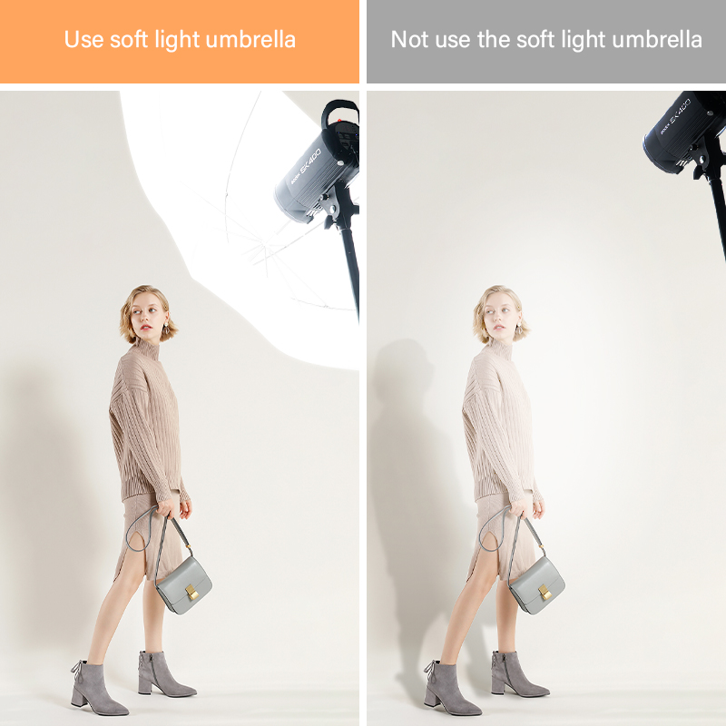 Ombrello diffusore di luce bia - Photography Lighting Set recensione e prezzo