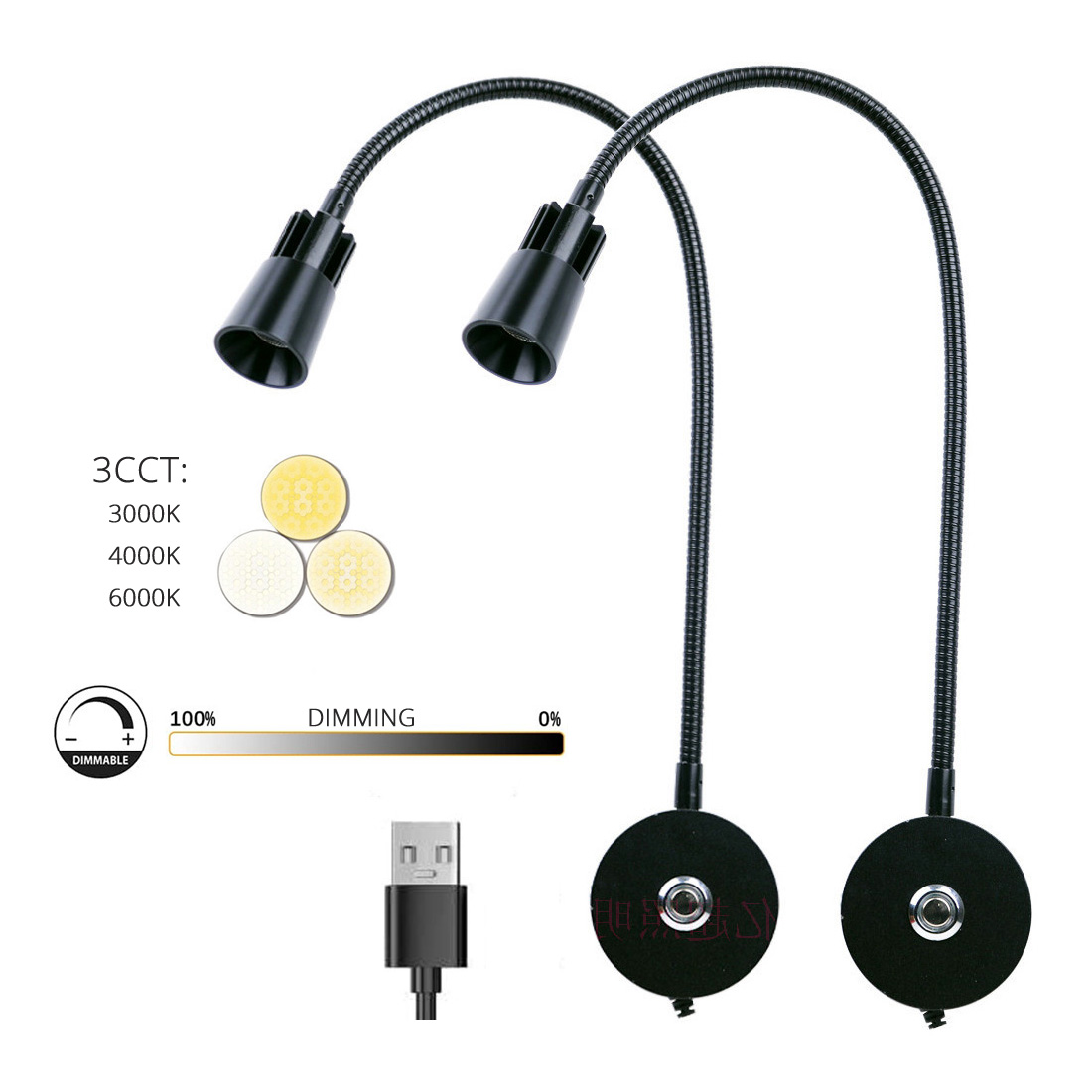2pcs 5V USB lampada da lettura - Photography Lighting Book recensione e prezzo