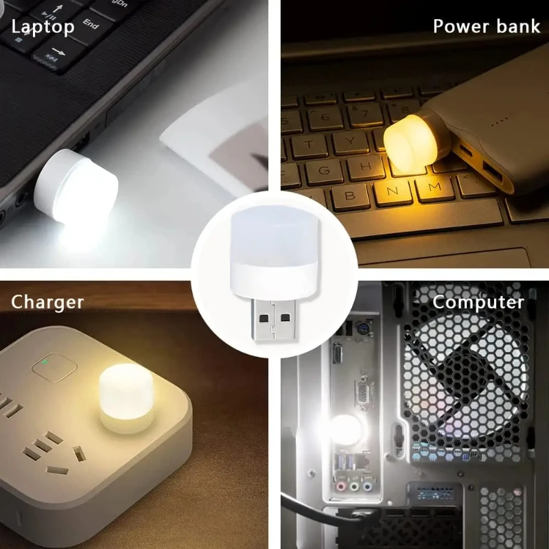 Mini USB Luce notturna Bianco  - Photography Lighting Book recensione e prezzo