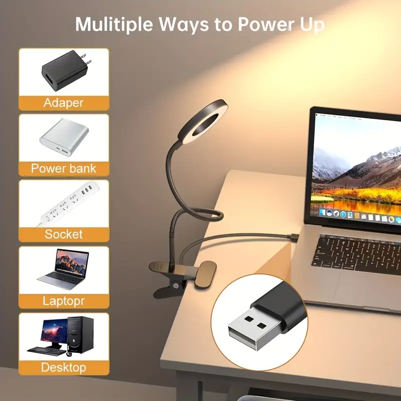 Lampada da scrivania con clip  - Photography Lighting Book recensione e prezzo