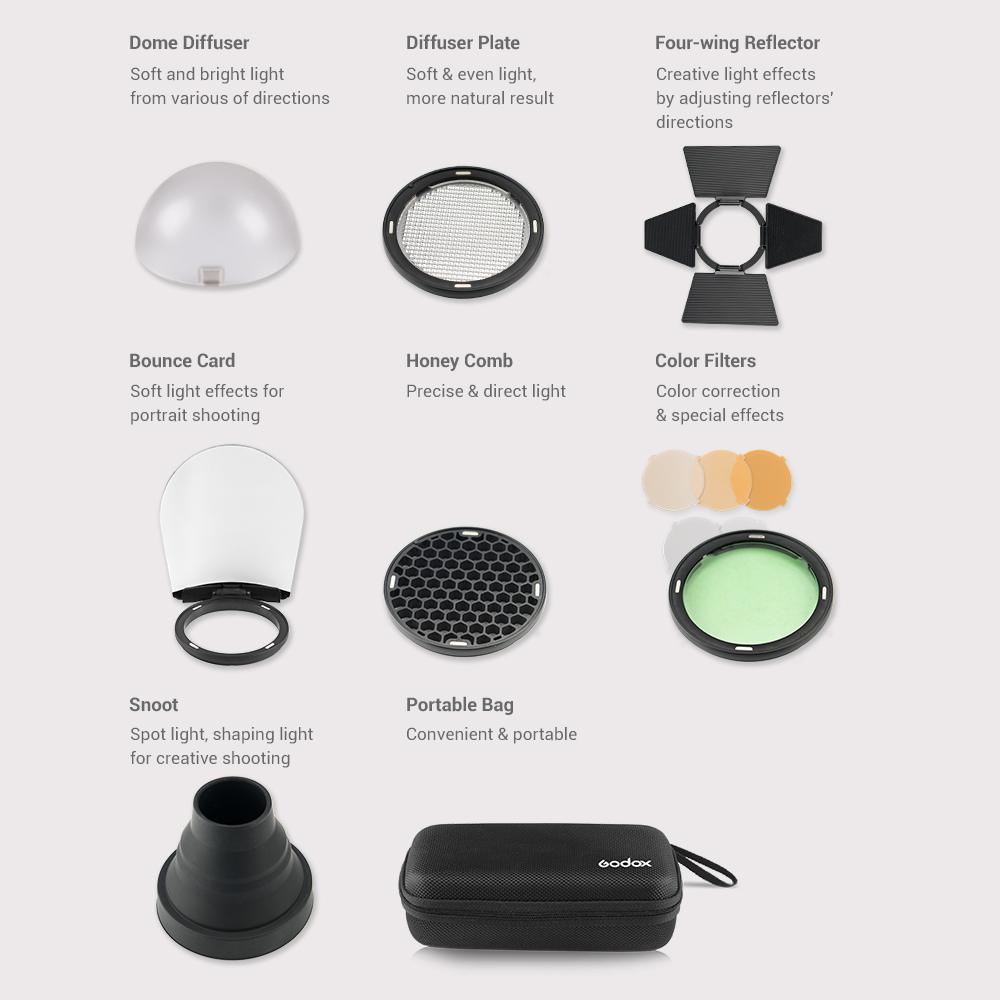 Godox AK-R1 Flash Accessory Se - Photography Lighting Set recensione e prezzo