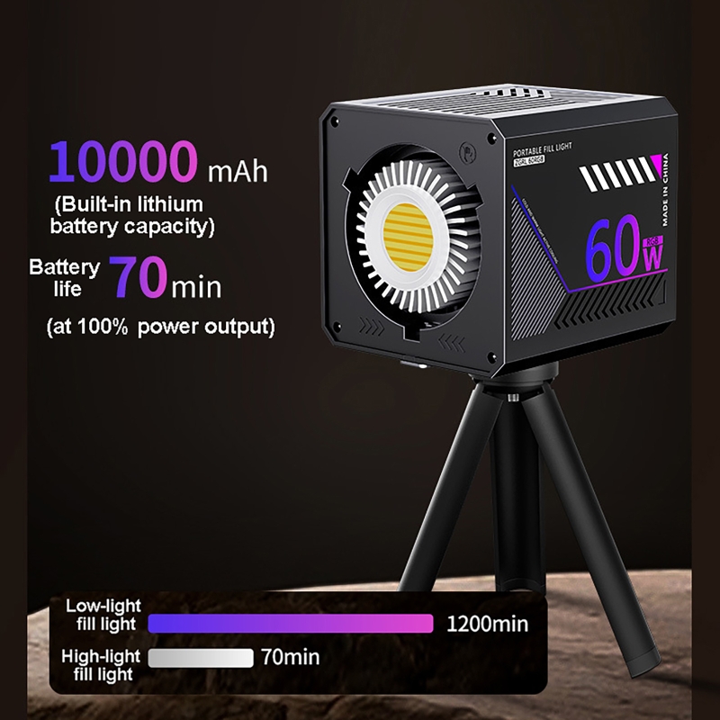 Luce Video RGB 60W Portatile L - Photography Lighting Spotlight recensione e prezzo