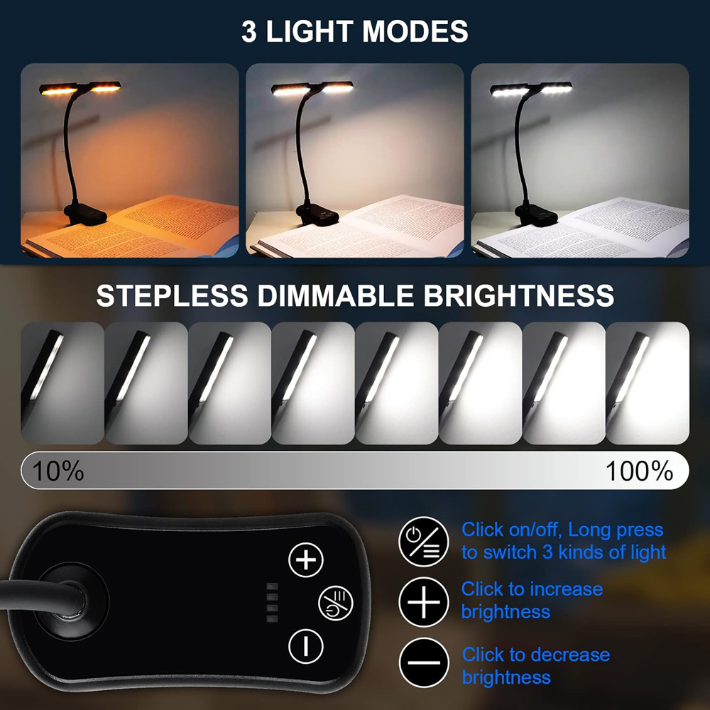 14 LED Clip su luce da libro d - Photography Lighting Book recensione e prezzo