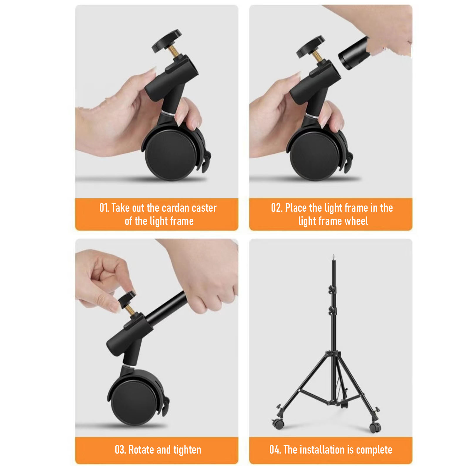 Set di 3 Ruote Flessibili con  - Photography Lighting Set recensione e prezzo